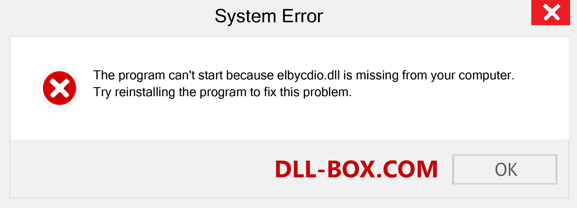  elbycdio.dll file is missing?. Download for Windows 7, 8, 10 - Fix  elbycdio dll Missing Error on Windows, photos, images